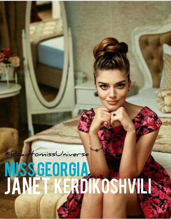 Stunning Janet Kerdikoshvili to present Georgia at Miss Universe 2015 geotv.ge